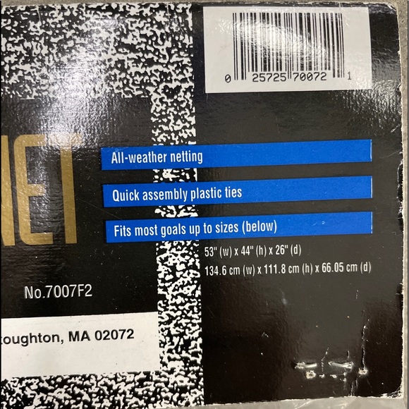 Sold on eBay Franklin street hockey replacement net - Picture 3 of 5